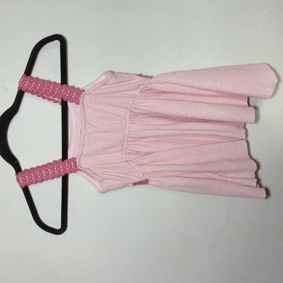Joyfolie Elmina High-Low Tank Top in Blush Pink Girls Size 8 - Picture 3 of 5